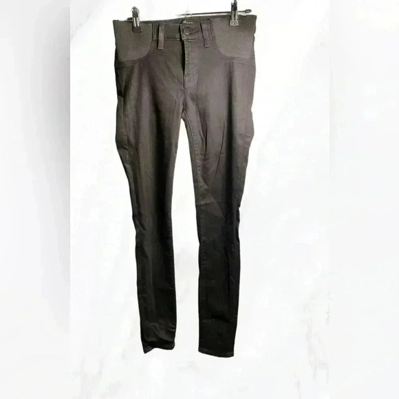 J brand MamaJ casual stretch stylish trendy skinny blck maternity denim jeans 24 - Picture 2 of 4